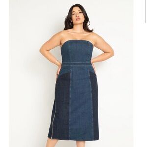 Darling denim dress.  Excellent condition